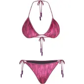 JIORO Bas de bikini 'BURGUNDY LOGO' bourgogne