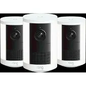Ring Spotlight Cam 2e Génération Batterie Blanc Lot de 3