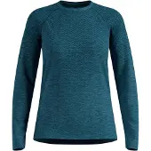 Odlo Essential Seamless Long Sleeve T-shirt Bleu L Femme