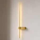 LINDBY Applique Murale , Natsumi, Or / laiton, Salon / séjour, Aluminium, Moderne