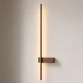 LINDBY Applique Murale , Natsumi, Brun / rouille, Salon / séjour, Aluminium, Moderne