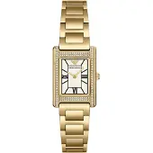 Emporio Armani Montre à affichage analogique or / blanc
