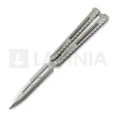 Maxace Couteau papillon Obsidian Gray Titanium