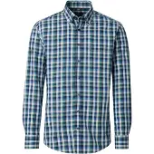 Casa Moda Casual Fit Chemise bleu, A carreaux