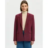 Selected Blazer rouge carmin