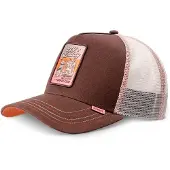 Djinns Casquette crème / chocolat / orange / rose clair