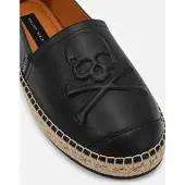 Philipp Plein Espadrilles 'Skull' noir