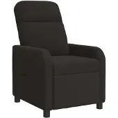 vidaXL Fauteuil , revêtement bouclé noir