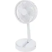 Homitis Ventilateur de table rechargeable de poche, Ventilateur, Blanc
