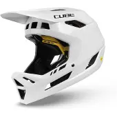 Cube Descender X Actionteam Downhill Helmet Blanc M