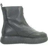 Wonders pour femme. A-5202_5078_5792 Bottines en Cuir Xfly 02 Noir (41), Plat, Fermeture éclair, Casuel