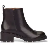 Wonders pour femme. D-1442 Bottines en Cuir Alice noir (36), 3 à 5 cm, Fermeture éclair, Casuel