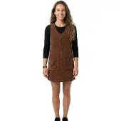 Roxy Wild Tide Mini Sleeveless Dress Marron L Femme