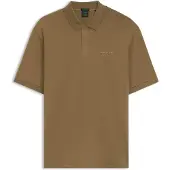 BOSS pour homme. 50569583 Polo de marque marron (M), Casuel, Coton, Manche courte