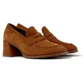 Camper pour femme. K201798-006 Mocassins en cuir Kora marron (40), 5 à 8 cm, Aucun, Casuel