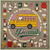Codello Foulard 'Peanuts' beige foncé / jaune / rose / rouge