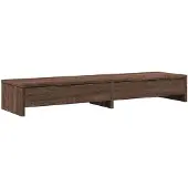 vidaXL Support d'écran avec tiroirs aspect chêne 100x27x15 cm