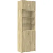 vidaXL Armoire haute Chêne Sonoma 70x42,5x225 cm Bois composite
