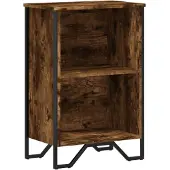 vidaXL Bibliothèque chêne fumé 50x31x74,5 cm bois d'ingénierie