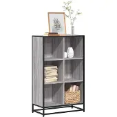 vidaXL Bibliothèque sonoma gris 65,5x33x107,5 cm bois d'ingénierie