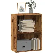 vidaXL Bibliothèque vieux bois 60x30x77 cm bois d'ingénierie