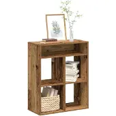 vidaXL Bibliothèque vieux bois 66x31x80 cm bois d'ingénierie