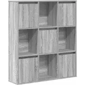 vidaXL Bibliothèque sonoma gris 89x24x101,5 cm bois d'ingénierie