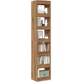 vidaXL Bibliothèque/Séparateur de pièce chêne artisanal 40x30x198 cm
