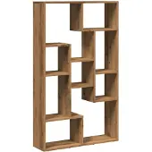 vidaXL Bibliothèque chêne artisanal 72x20x120 cm bois d'ingénierie