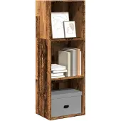 vidaXL Bibliothèque vieux bois 40x30x114 cm bois d'ingénierie