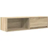 vidaXL Armoire TV Chêne Sonoma 100x31x25,5 cm Matériau dérivé du bois