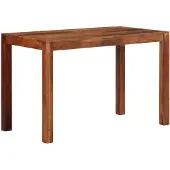 vidaXL Table de salle à manger 120x60x76 cm en bois massif d'acacia