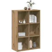vidaXL Bibliothèque/Buffet chêne artisanal 66x30x98 cm bois ingénierie