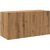 vidaXL Armoire TV Artisan-Chêne 80x30x41 cm