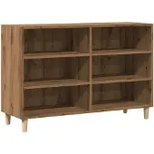 vidaXL Buffet chêne artisanal 103,5x35x70 cm bois d'ingénierie