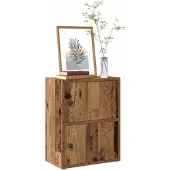 vidaXL Bibliothèque vieux bois 40x24x52 cm bois d'ingénierie