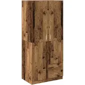 vidaXL Armoire imitation bois ancien 80x52x180 cm Bois composite