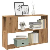 vidaXL Bibliothèque chêne artisanal 100x24x63 cm bois d'ingénierie