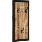 vidaXL Porte-manteau 40x2x80 cm bois de manguier massif brut