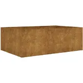 vidaXL Lit surélevé 120x80x40 cm acier corten