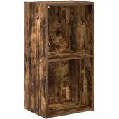 vidaXL Bibliothèque chêne fumé 40x30x77 cm bois d'ingénierie