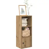 vidaXL Bibliothèque chêne artisanal 31x24x77 cm bois d'ingénierie