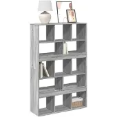 vidaXL Bibliothèque sonoma gris 100x33x156,5 cm bois d'ingénierie