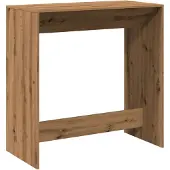 vidaXL Table de bar Artisan-Chêne 102x50x103,5 cm Bois composite
