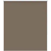 vidaXL Store d'obscurcissement brun café 130x130cm Largeur de tissu 126,6cm