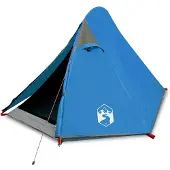 vidaXL Dome Zelt 2-Personen wasserdicht blau