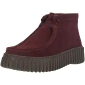 Clarks Bottines à lacets bourgogne