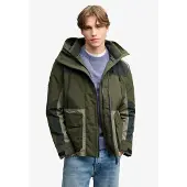 Superdry Veste mi-saison kaki / olive / noir