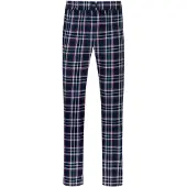 Mey Pantalon de pyjama 'Flanadian' bleu marine / rouge / blanc