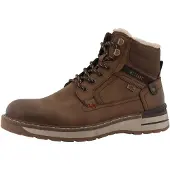 Mustang Bottines à lacets marron / brun foncé